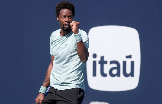 Gael Monfils, cel mai vârstnic jucător ajuns în „optimi” în istoria turneului de la Miami