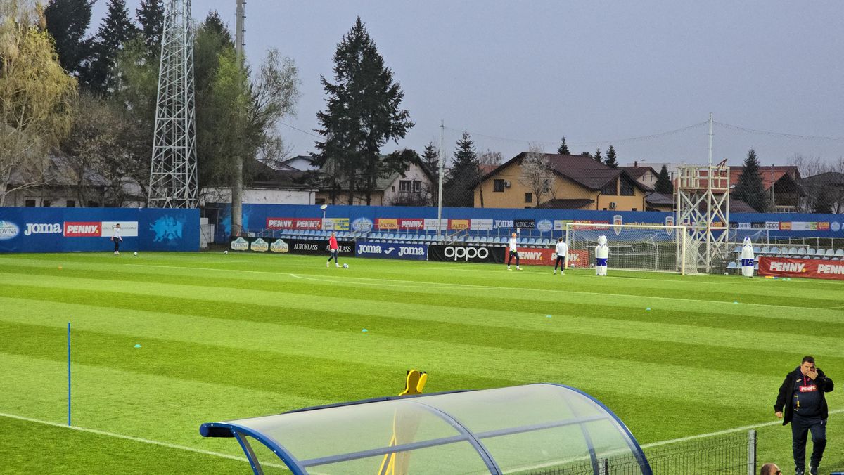 Antrenamentul reprezentativei U21 a naționalei României înaintea meciului cu Olanda