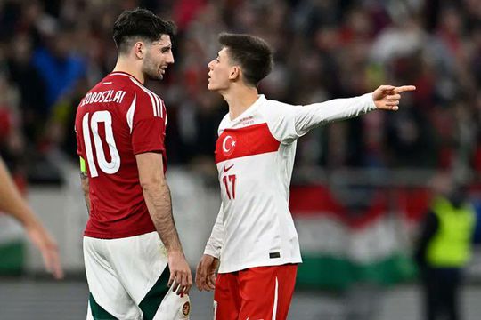 Arda Guler îl trimite la plimbare pe Dominik Szoboszlai în Ungaria - Turcia 0-3 / Foto: Instagram vraimerengue