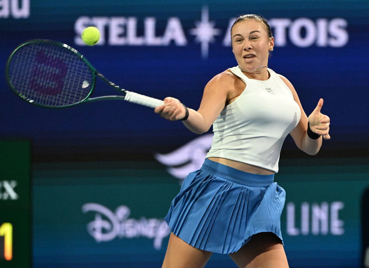 Amanda Anisimova - Mirra Andreeva, duel tensionat la Miami