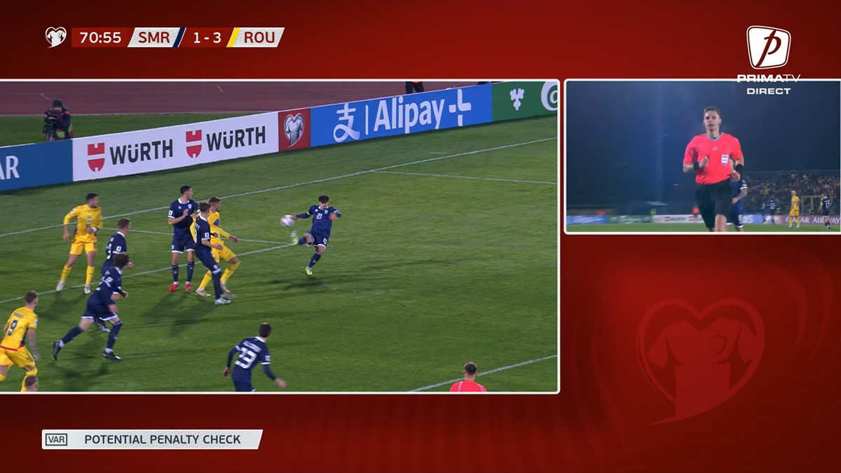 Fază controversată în San Marino - România