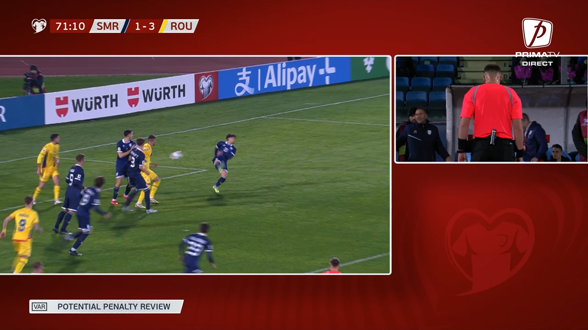 Fază controversată în San Marino - România