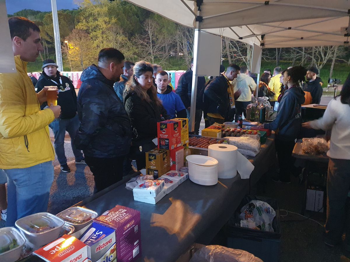 Pregătirile de la San Marino înaintea meciului cu România / foto: Justin Gafiuc