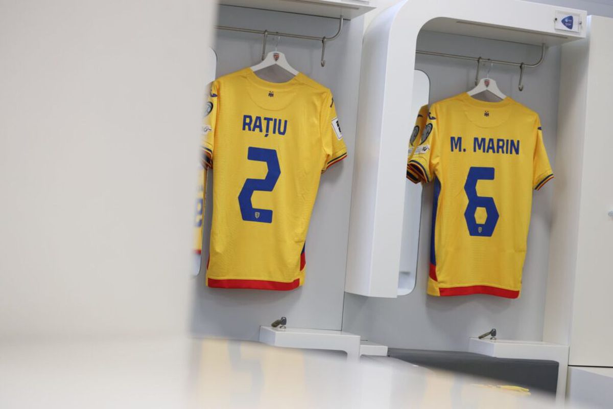 Imagini din vestiarul României la meciul cu San Marino / foto: Facebook FRF