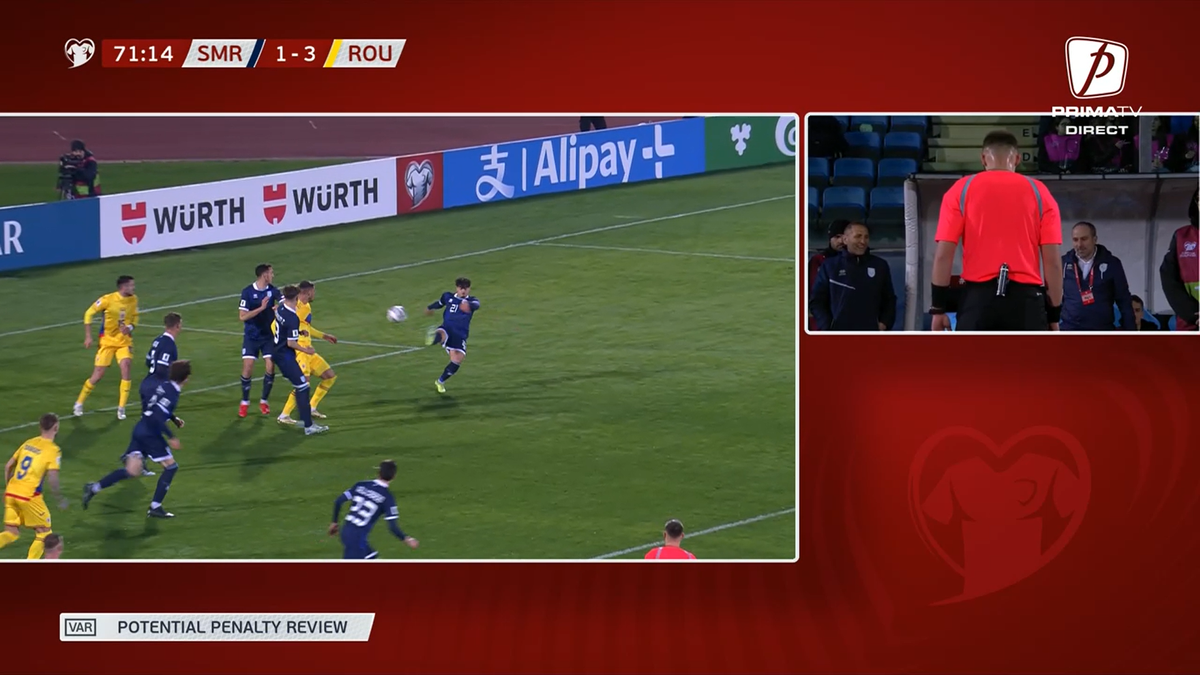 Fază controversată în San Marino - România