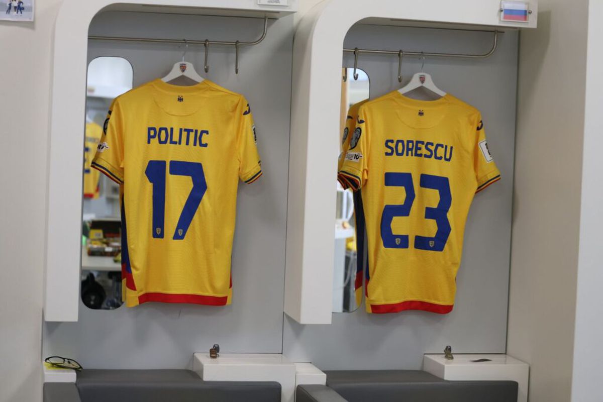 Imagini din vestiarul României la meciul cu San Marino / foto: Facebook FRF