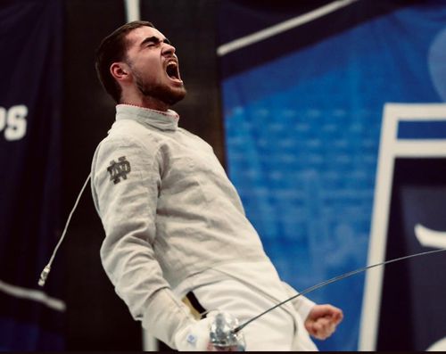 Radu Nițu, vicecampion NCAA la sabie individual și campion NCAA la echipe