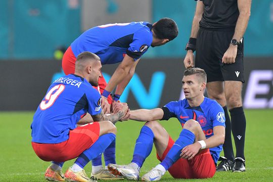 Cazurile accidentaților de la FCSB sunt diferite și aduc în prim-plan o situație cu care roș-albaștrii nu s-au confruntat în stagiunea precedentă. Foto: Cristi Preda, GSP