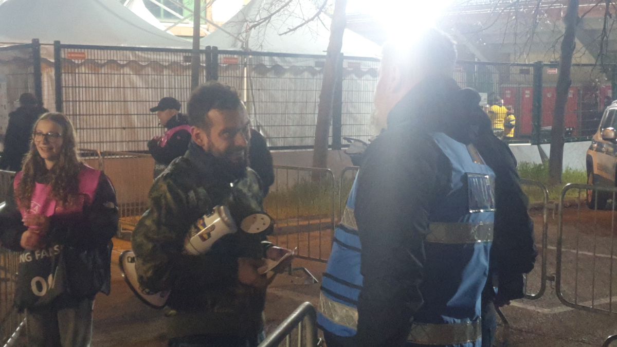 Fanii României înainte de meciul cu San Marino / foto: FRF