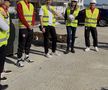 Trei jucători dinamoviști pe șantierul HILS din zona Republica