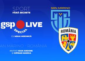 San Marino - România » Se anunță schimbări în primul 11 al tricolorilor! Ioan Andone și Ciprian Marica, invitați la GSP Live Special