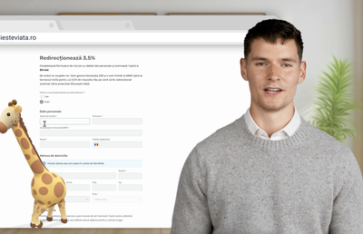 Premieră Dăruiește Viață: Paul, un avatar AI, îți arată cum să redirecționezi 3,5% din impozitul pe venit