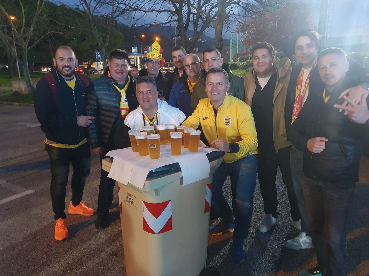 Pregătirile de la San Marino înaintea meciului cu România / foto: Justin Gafiuc