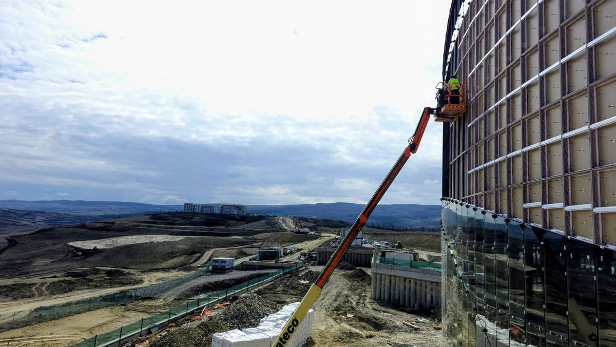 Lucrările la Bazinul Olimpic „David Popovici” au trecut de 75% » Cum arată în acest moment