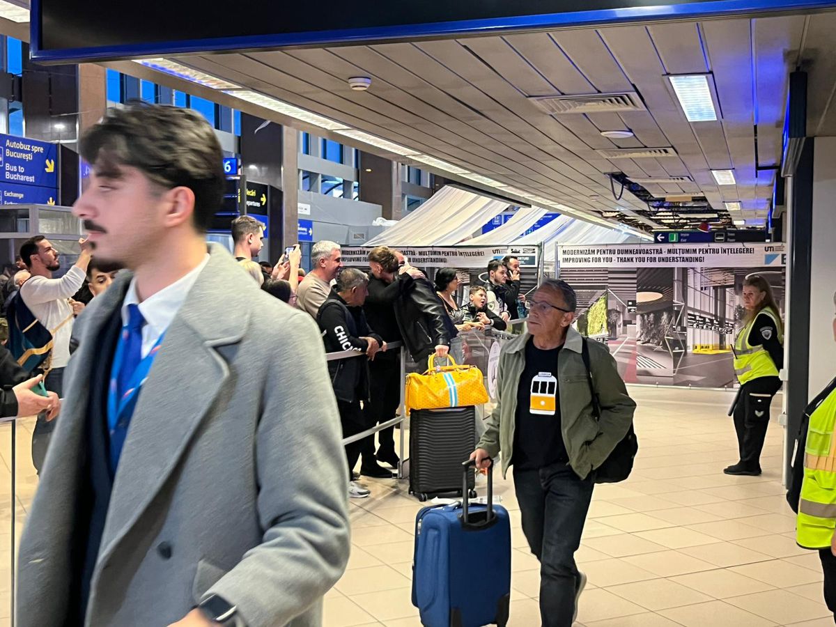 Sosire Ionuț Radu pe Aeroportul „Henri Coandă”, 24 martie