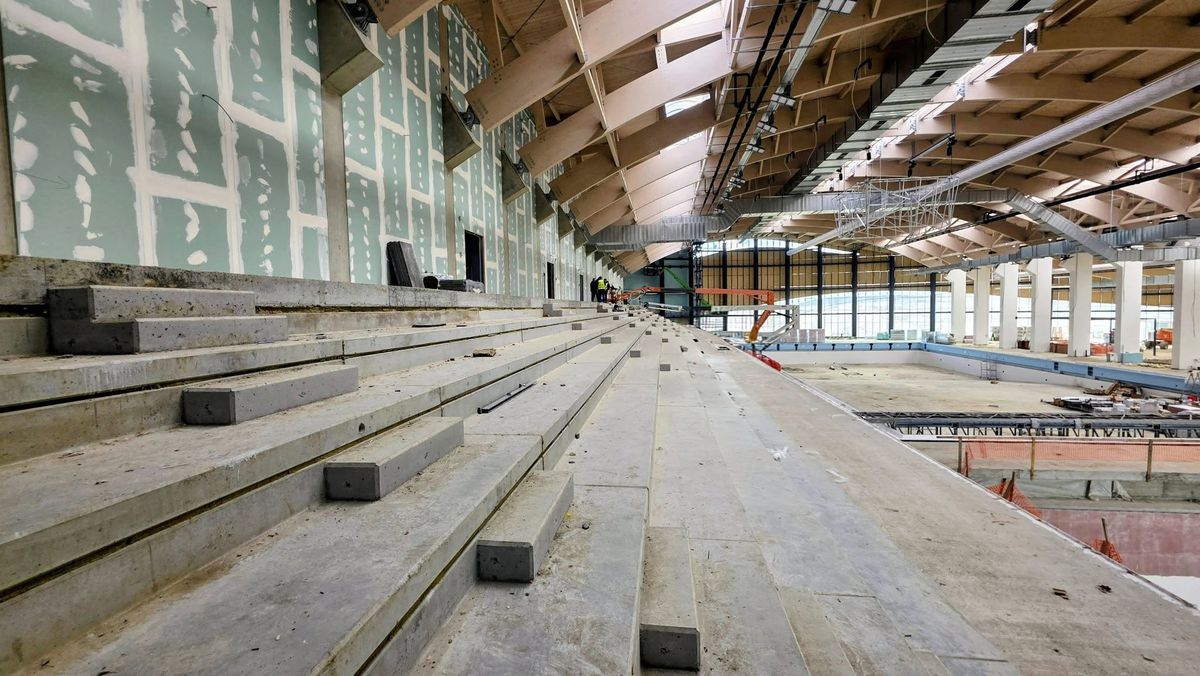 Lucrările la Bazinul Olimpic „David Popovici” au trecut de 75% » Cum arată în acest moment