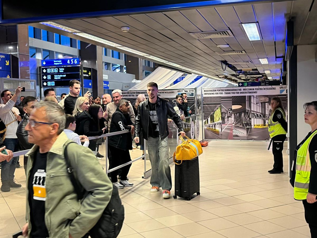 Sosire Ionuț Radu pe Aeroportul „Henri Coandă”, 24 martie