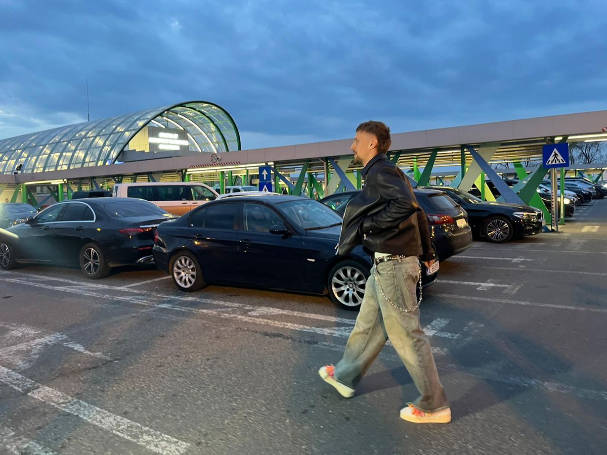 Sosire Ionuț Radu pe Aeroportul „Henri Coandă”, 24 martie