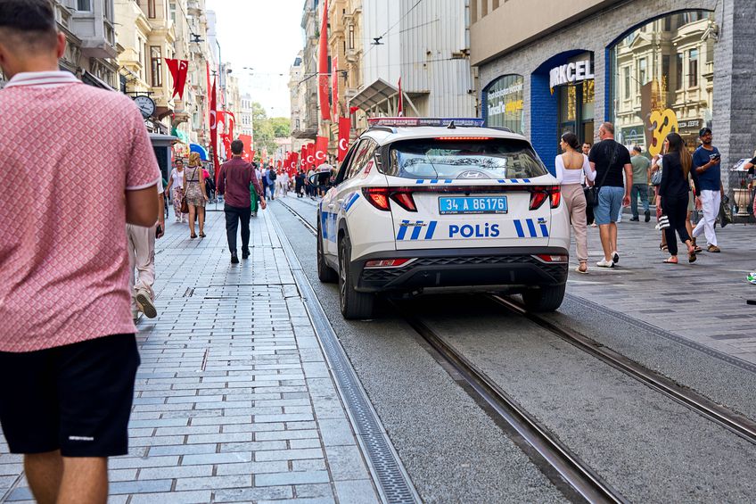 Poliție peste tot pe străzile din Istanbul