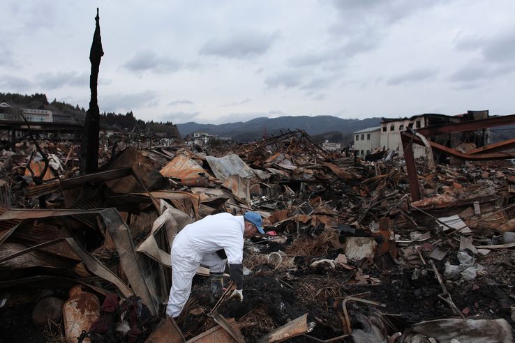 Urmările tsunamiului care a făcut ravagii în Japonia, 2011, foto: Guliver/gettyimages