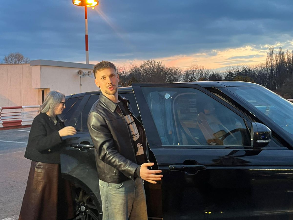 Sosire Ionuț Radu pe Aeroportul „Henri Coandă”, 24 martie