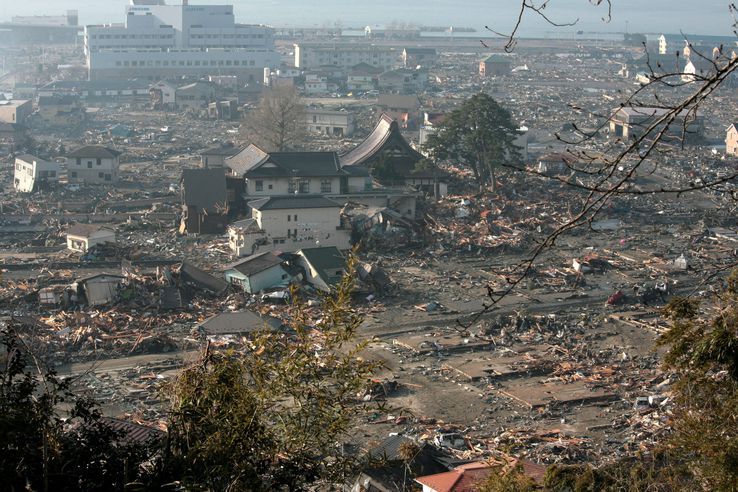 Urmările tsunamiului care a făcut ravagii în Japonia, 2011, foto: Guliver/gettyimages