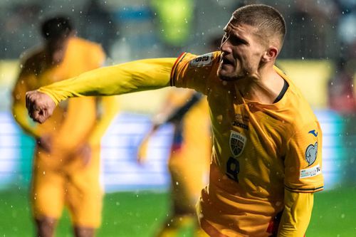 Daniel Bîrligea va fi titular în atacul României. Foto: Imago Images