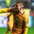 Daniel Bîrligea va fi titular în atacul României. Foto: Imago Images