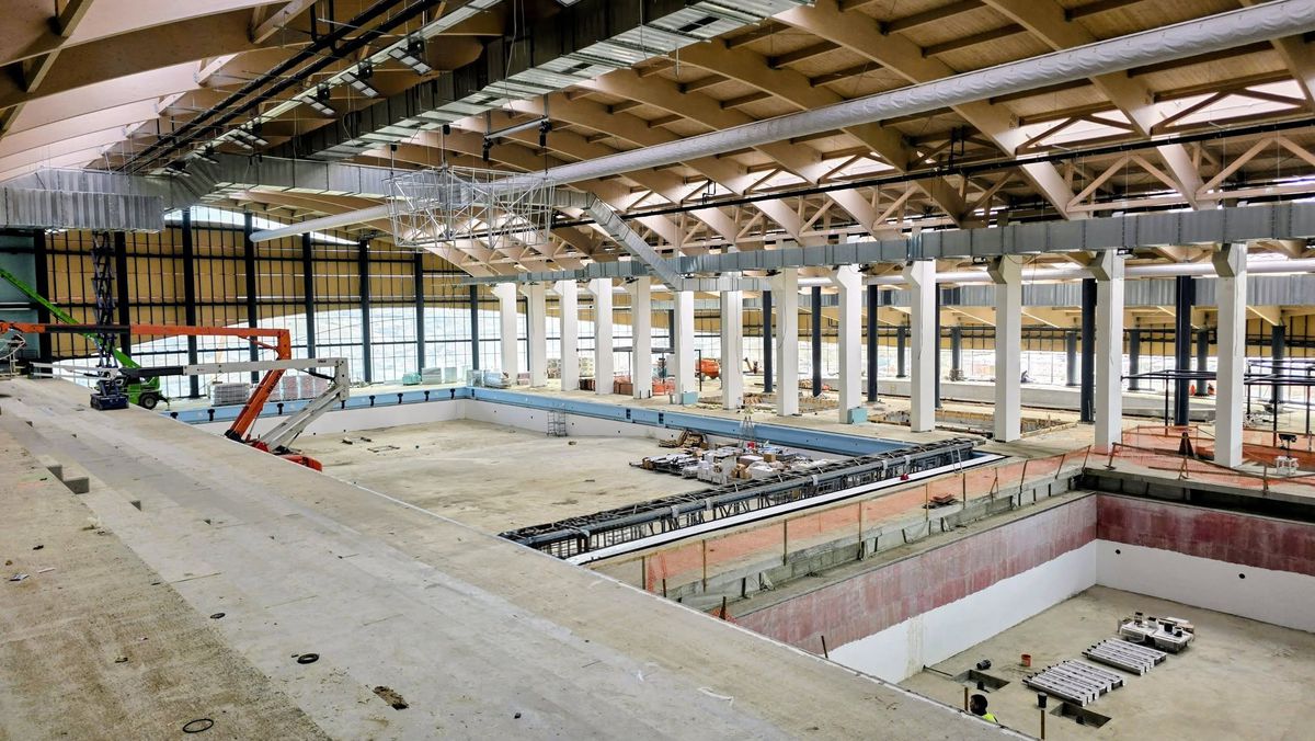 Lucrările la Bazinul Olimpic „David Popovici” au trecut de 75% » Cum arată în acest moment