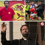 Antrenorul Matteo Ciceri s-a deghizat în preot pentru a fenta suspendarea și a-și conduce echipa pe teren / Foto: X