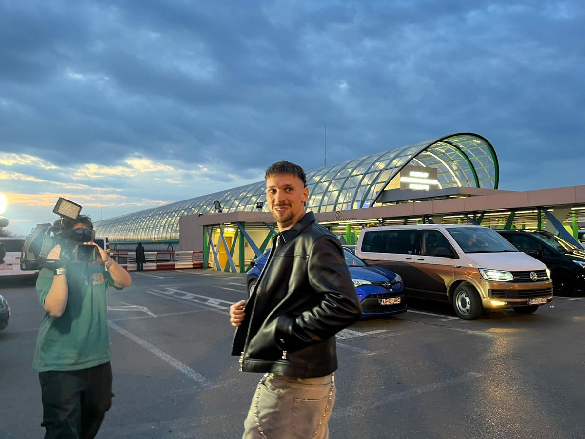 Sosire Ionuț Radu pe Aeroportul „Henri Coandă”, 24 martie