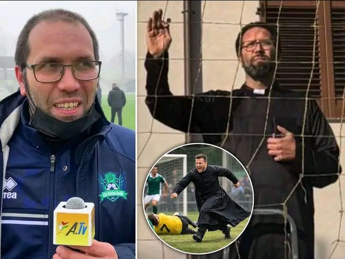 Antrenorul s-a deghizat în preot pentru a evita suspendarea