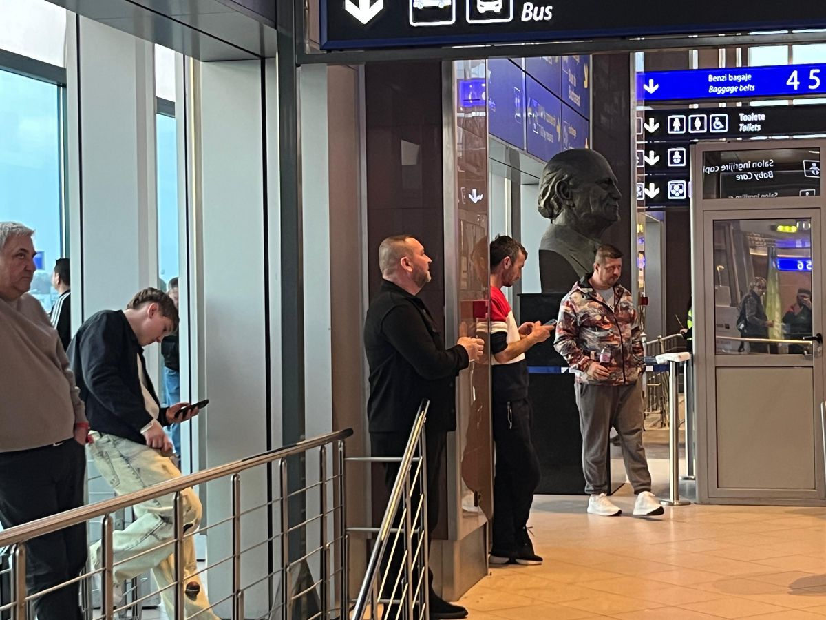 Sosire Ionuț Radu pe Aeroportul „Henri Coandă”, 24 martie