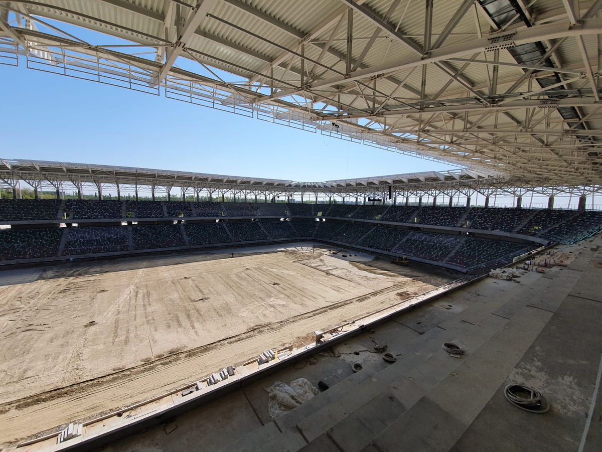 Gazonul pe noul stadion Steaua nu se mai pune acum, ci abia în septembrie »  De ce s-a amânat lucrarea cu 4 luni