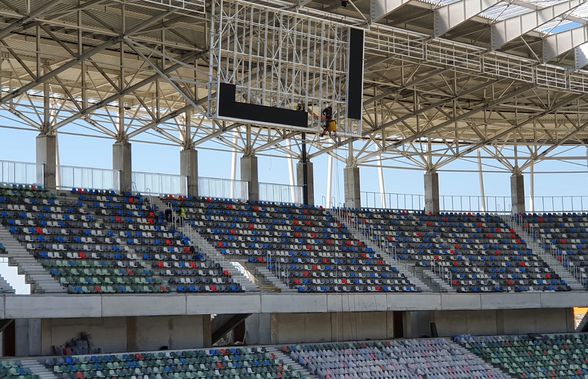 FOTO Imagini de la stadioanele Ghencea, Giulești și Arcul de Triumf: a început montarea tabelei la arena Steaua