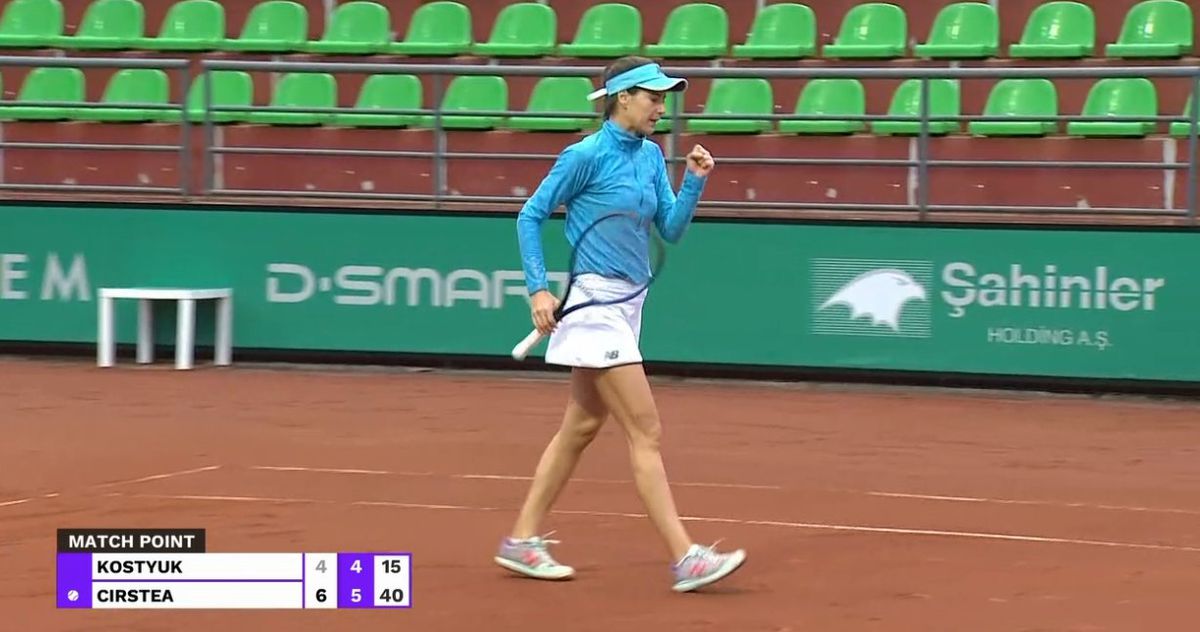 FOTO Sorana Cîrstea - Marta Kostyuk 2-0 WTA Istanbul 24.04.2021