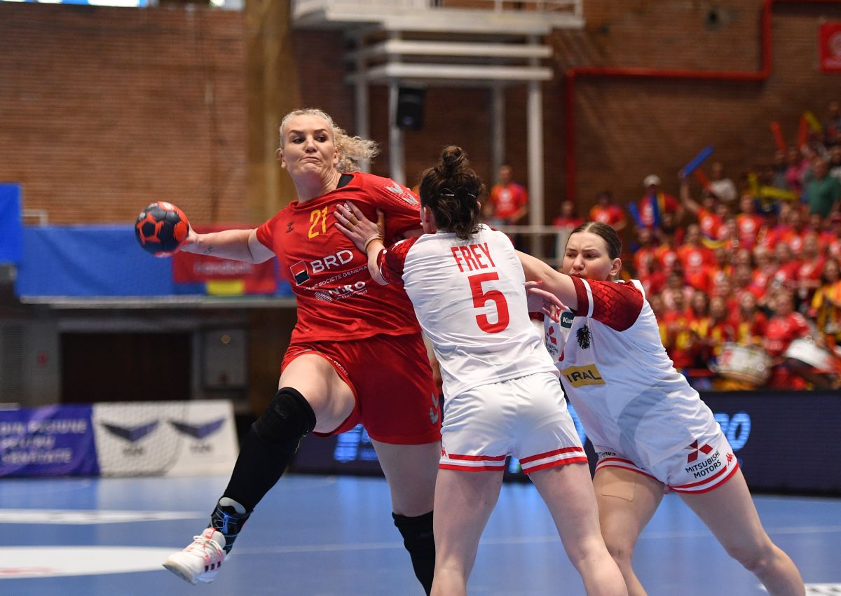 FOTO România - Austria, handbal 24.04.2022