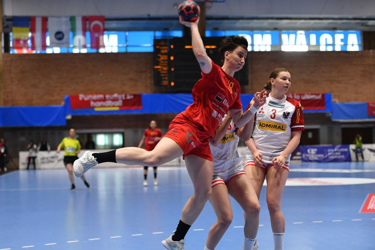 FOTO România - Austria, handbal 24.04.2022