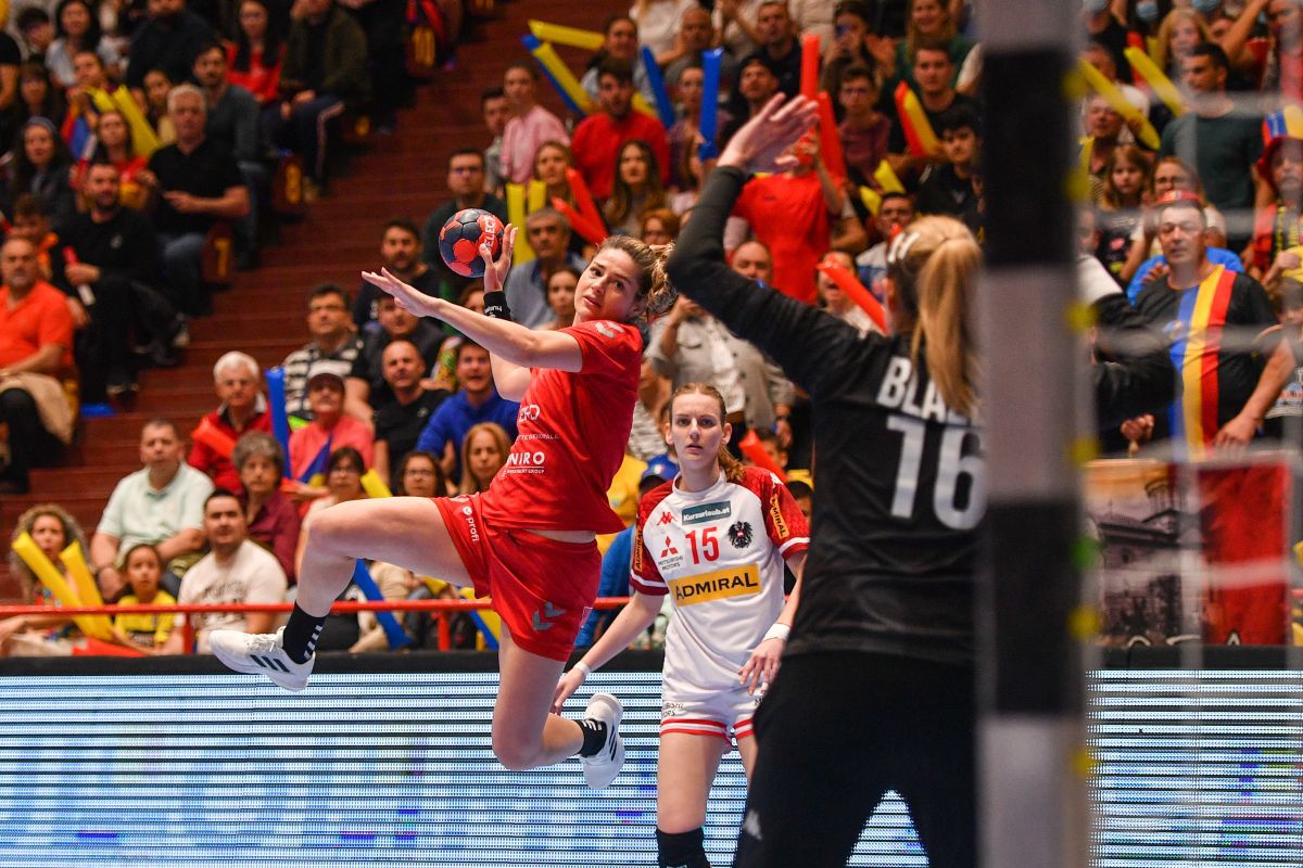 FOTO România - Austria, handbal 24.04.2022