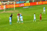 Șir de faze controversate în Voluntari - CFR Cluj: penalty repetat și ratat!