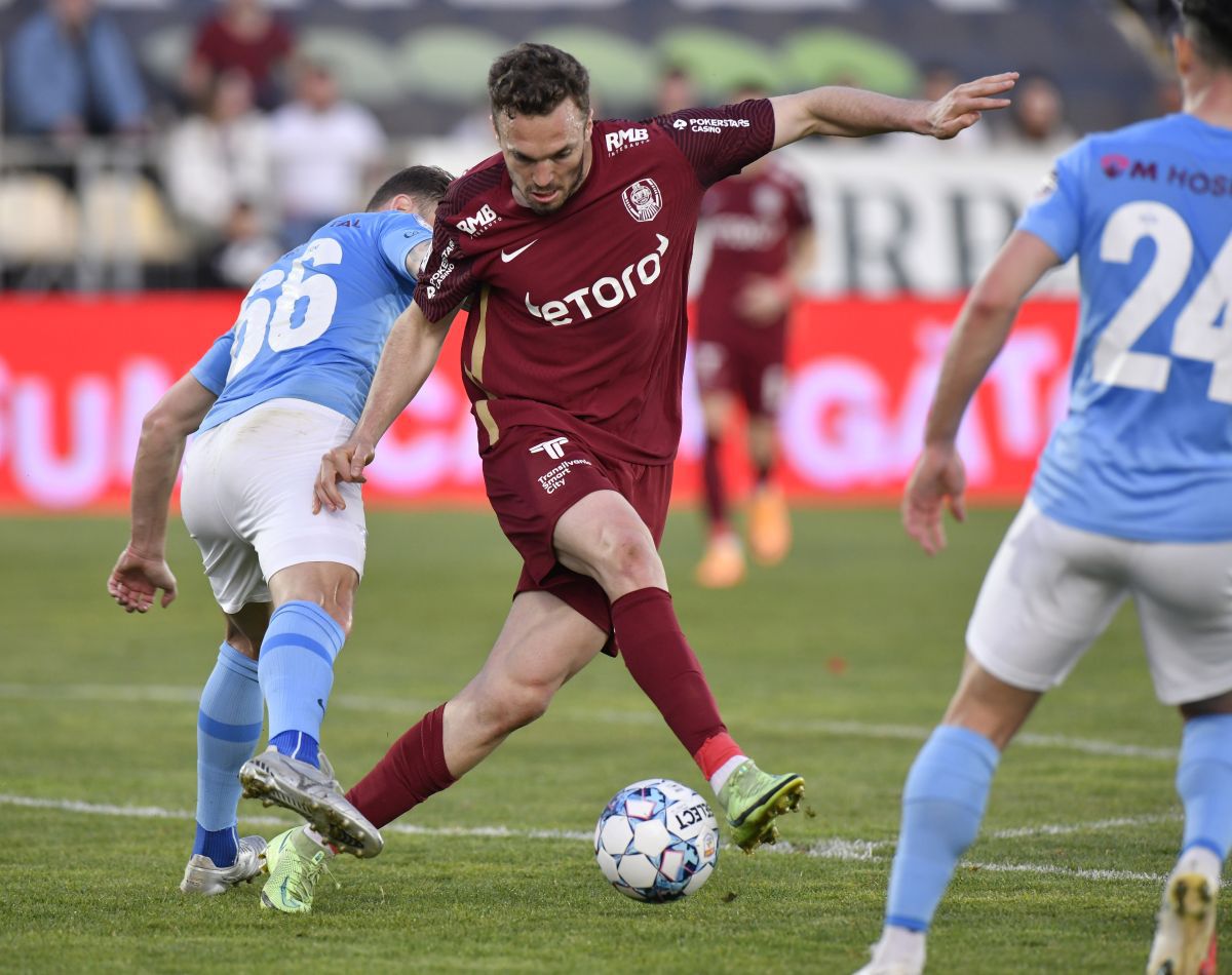 FC Voluntari contestă faza golului marcat de CFR Cluj » Ce acuză Ciobotariu și Armaș