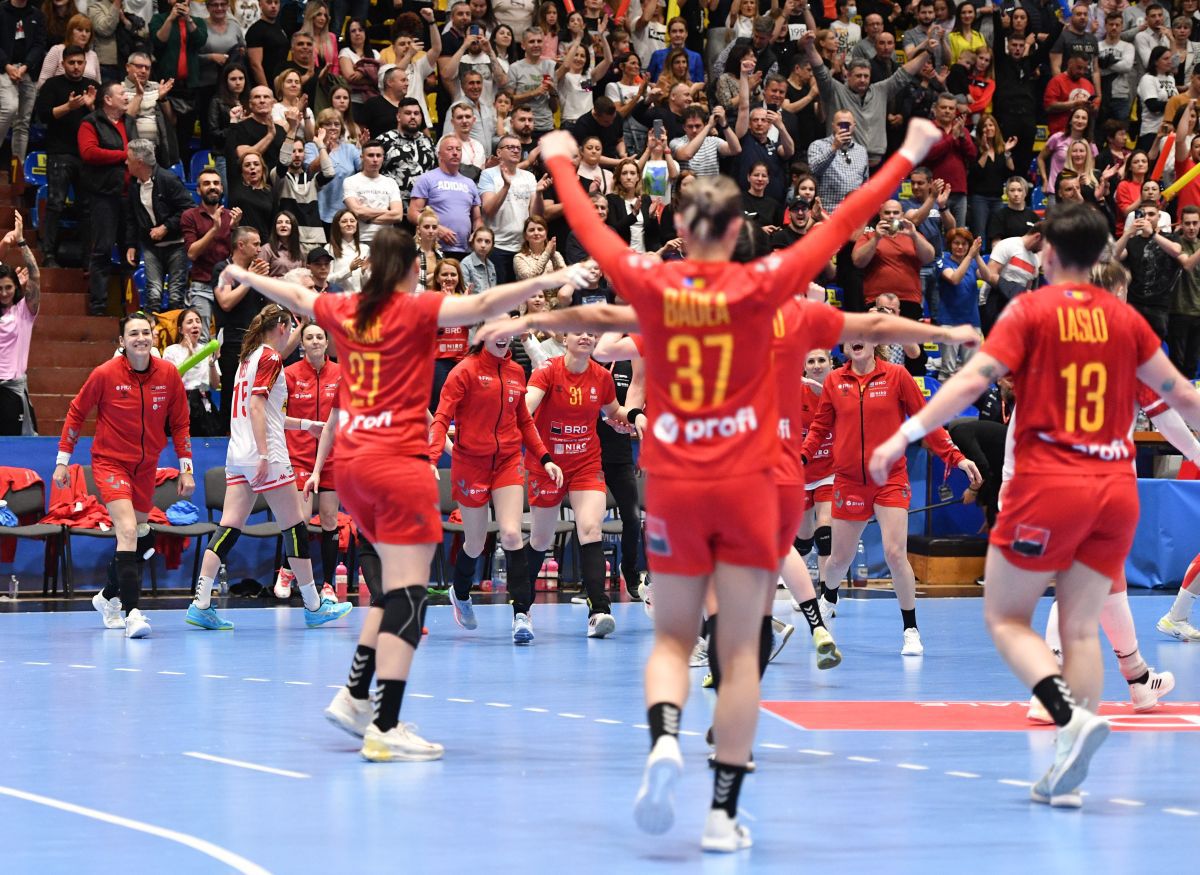 FOTO România - Austria, handbal 24.04.2022