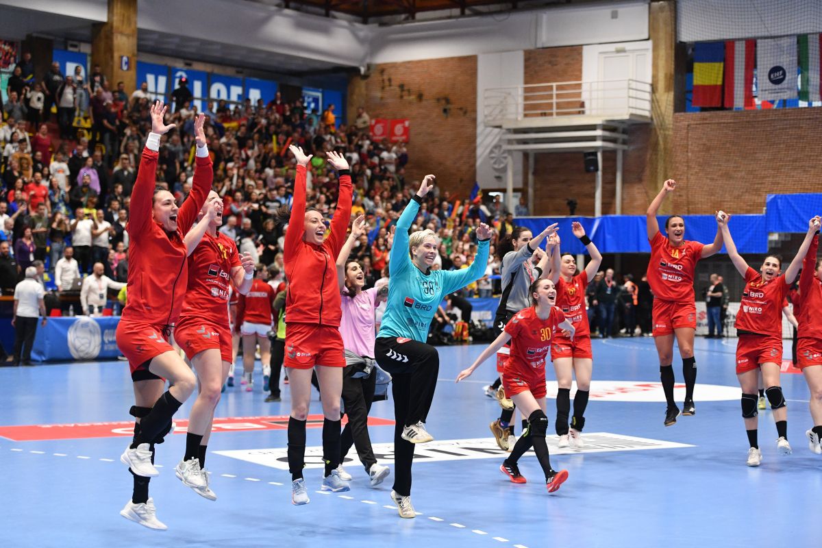FOTO România - Austria, handbal 24.04.2022
