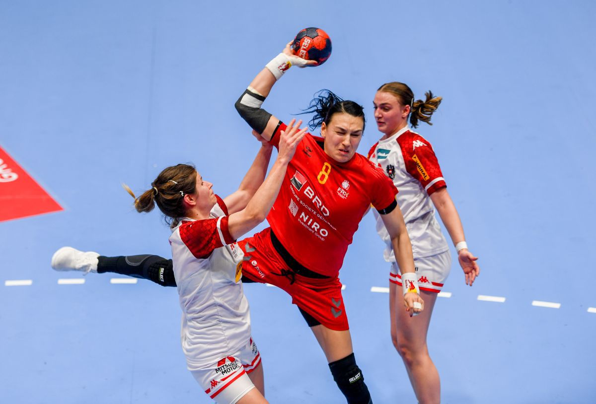 FOTO România - Austria, handbal 24.04.2022
