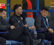 Gafă colosală în U Cluj - Mioveni » Dică a început să râdă pe bancă