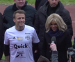 Emmanuel Macron a jucat un meci de fotbal în scop caritabil! Ce supervedete au evoluat