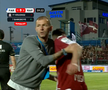 Scene incredibile la Farul - Rapid » L-a împins pe Bogdan Lobonț după ce a fost schimbat