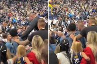 Nebunie! Fratele lui Nikola Jokic a pocnit un spectator la meciul dintre Denver Nuggets și LA Lakers