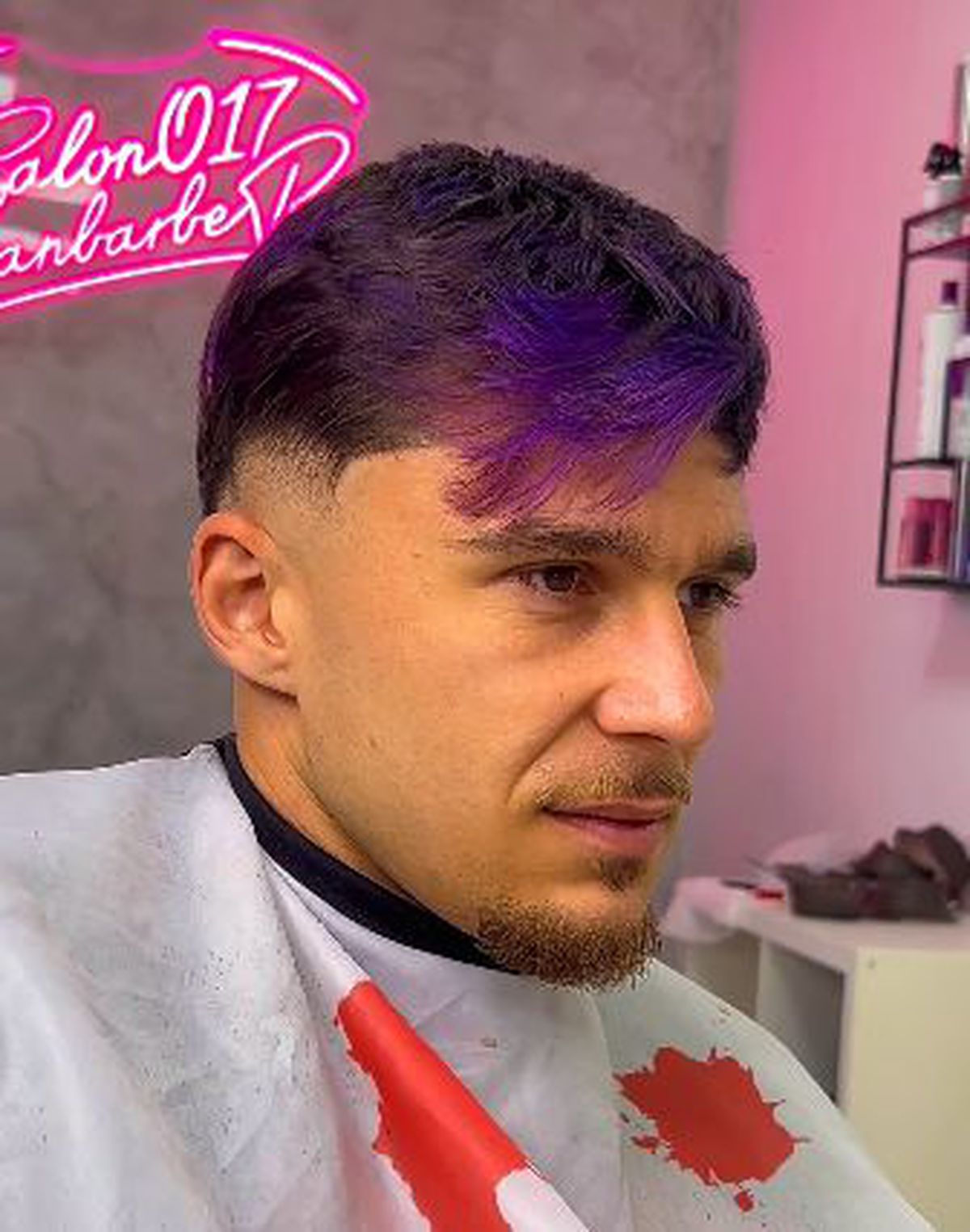 Andrei Rațiu s-a vopsit înaintea meciului cu Atletico și Simeone