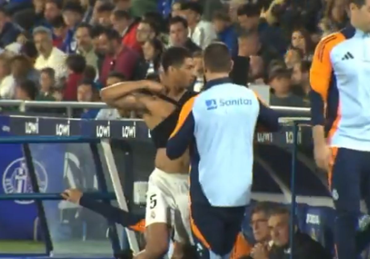 Jude Bellingham, înfășurat cu bandaje în Getafe - Real Madrid